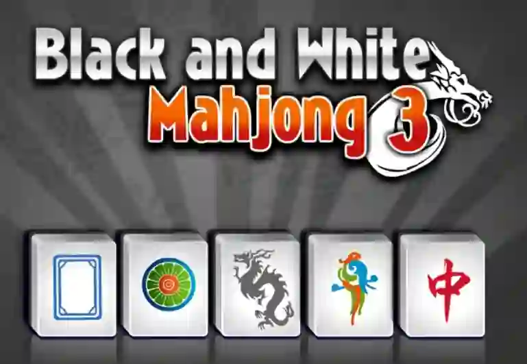 Trò chơi Black and White Mahjong 3 trực tuyến