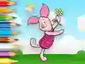 Trò chơi Coloring Book: Piglet Holds Toy Windmill trực tuyến