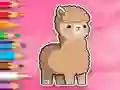 Trò chơi Coloring Book: Cute Alpaca trực tuyến