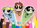Trò chơi Coloring Book: The Powerpuff Girls trực tuyến