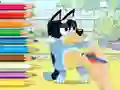 Trò chơi Coloring Book: Bluey And Bingo trực tuyến