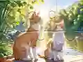 Trò chơi Jigsaw Puzzle: Cats In Pairs trực tuyến