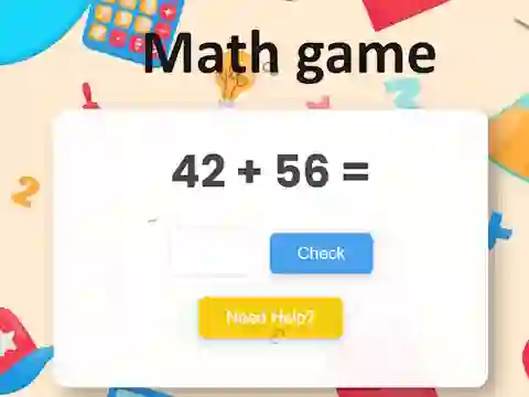 Trò chơi Math game trực tuyến