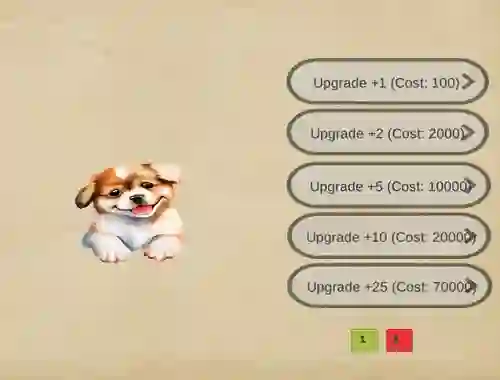 Trò chơi Dog Clicker trực tuyến