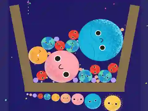 Trò chơi Merge Planets trực tuyến