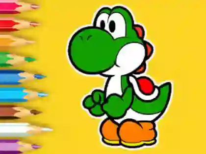 Trò chơi Coloring Book: Yoshi Fishing Day trực tuyến