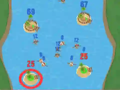 Trò chơi Battle For The Islands trực tuyến