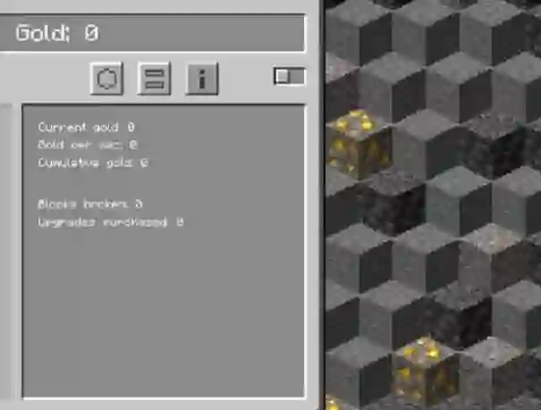 Trò chơi Minecraft Gold Clicker trực tuyến