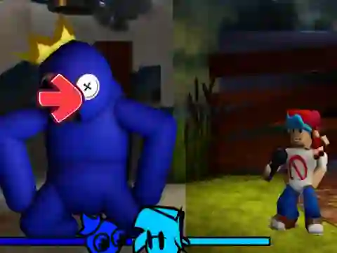 Trò chơi FNF vs Rainbow Friends trực tuyến