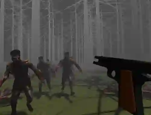 Trò chơi Zombies in a Forest trực tuyến