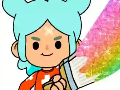 Trò chơi Coloring Book: Toca Boca Rita trực tuyến
