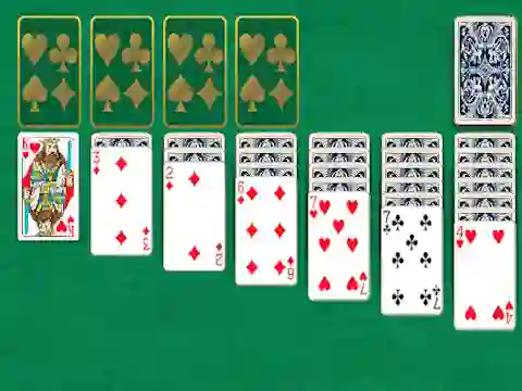 Trò chơi Klondike Classic Solitaire trực tuyến