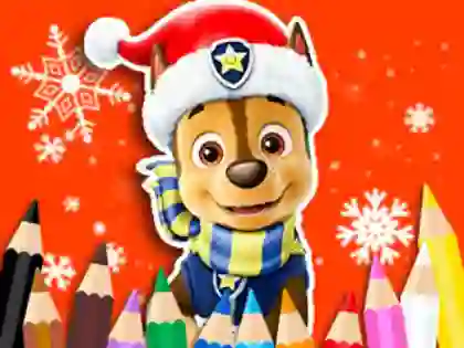 Trò chơi Coloring Book: PAW Patrol Christmas trực tuyến