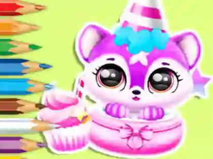 Trò chơi Coloring Book: Baby Fluff's Birthday trực tuyến
