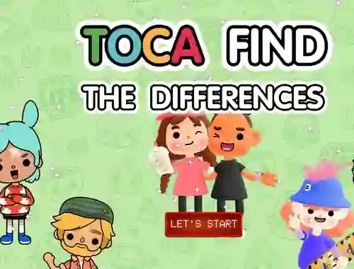 Trò chơi Toca Find The Differences trực tuyến