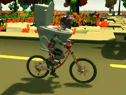 Trò chơi Skibidi Toilet Bike Riding trực tuyến