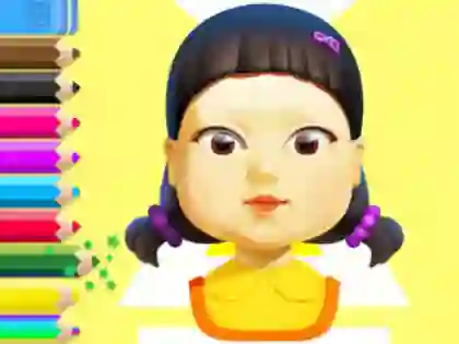 Trò chơi Coloring Book: Squid Game Doll trực tuyến