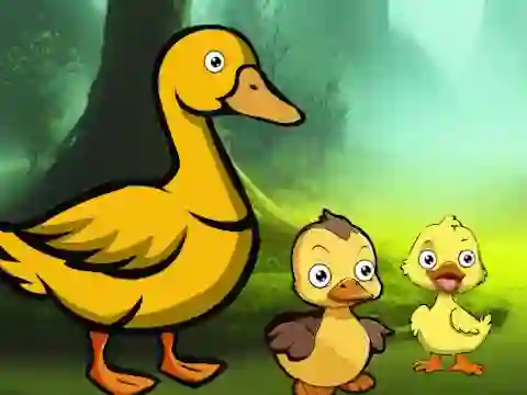 Trò chơi Duck Family Reach Pond trực tuyến