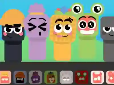 Trò chơi Sprunbox: The Qoobies trực tuyến