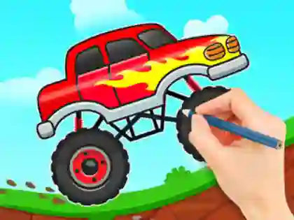 Trò chơi Coloring Book: Monster Truck trực tuyến