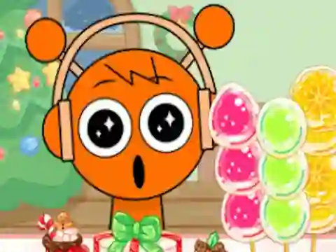 Trò chơi Sprunki Mukbang Candy Fruit trực tuyến