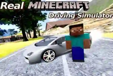 Trò chơi Real Minecraft Driving Simulator trực tuyến