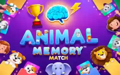 Trò chơi Animal Memory Match trực tuyến