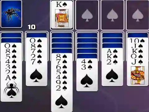 Trò chơi Spades Spider Solitaire trực tuyến