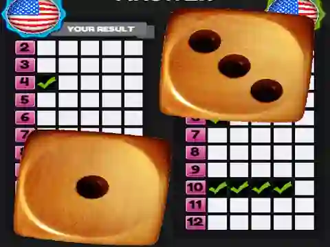 Trò chơi Country Dice Challenge trực tuyến