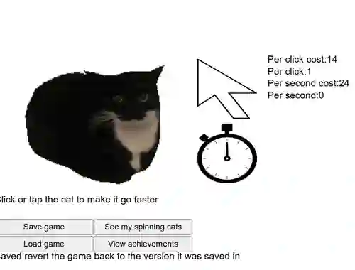 Trò chơi Spinning Cat Clicker trực tuyến