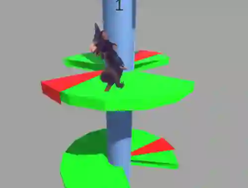 Trò chơi Ratomilton Helix Jump trực tuyến
