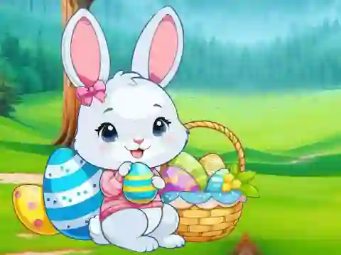 Trò chơi Easter Bunny Jungle Escape trực tuyến