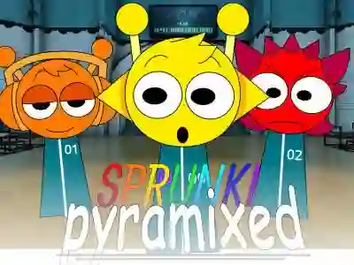 Trò chơi Sprunki Pyramixed: Squid Game trực tuyến