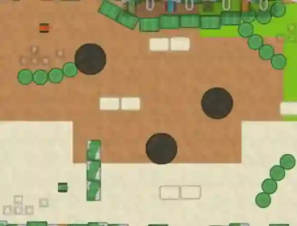 Trò chơi 1 2 3 4 Player Tank Game 2D trực tuyến