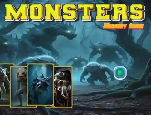 Trò chơi Monsters Memory Game trực tuyến