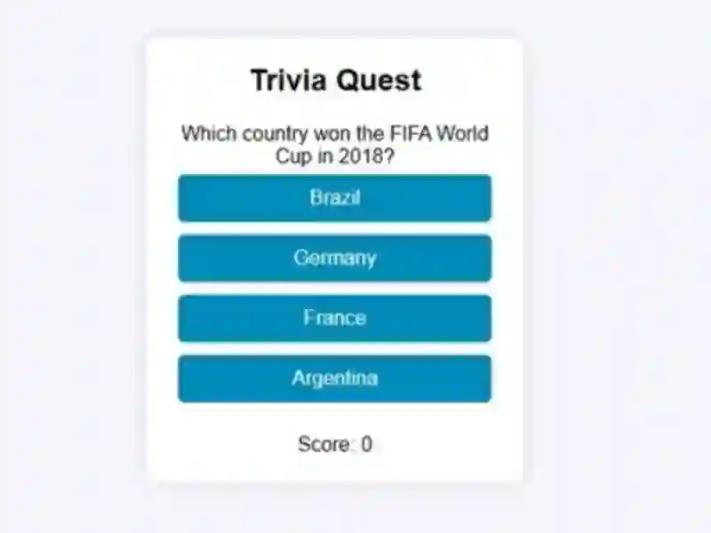 Trò chơi Trivia Quest trực tuyến
