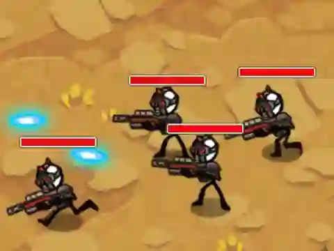 Trò chơi Stickman Warfare trực tuyến