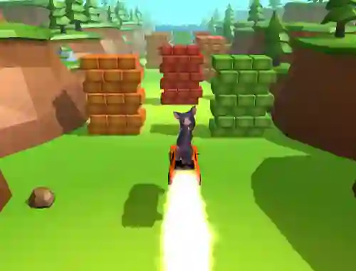 Trò chơi Ratomilton Rocket Car trực tuyến