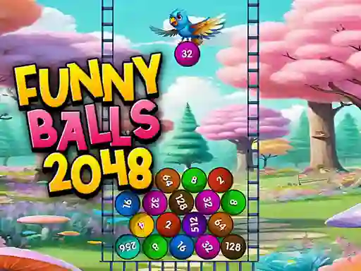Trò chơi Funny Balls 2048 trực tuyến