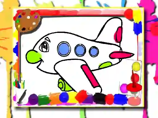Trò chơi Airplane Coloring Book trực tuyến