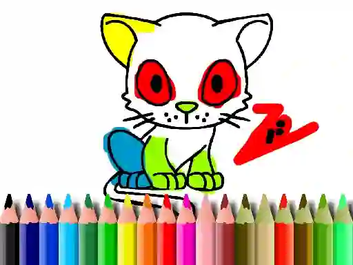 Trò chơi Back To School: Cat Coloring trực tuyến