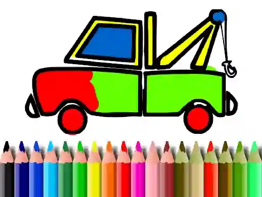 Trò chơi Back To School: Truck Coloring trực tuyến