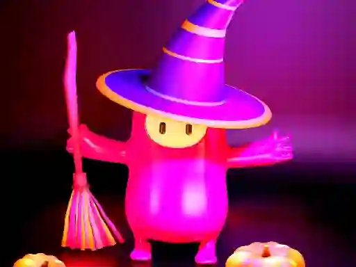 Trò chơi Fall Guys Halloween Puzzle trực tuyến