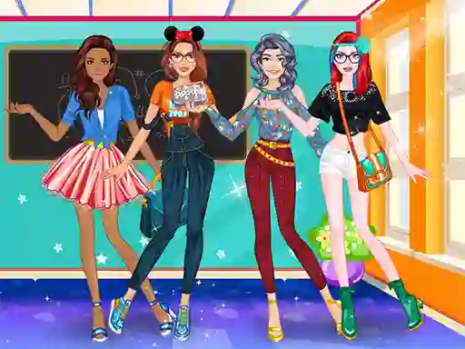 Trò chơi High School Dress Up For Girls trực tuyến