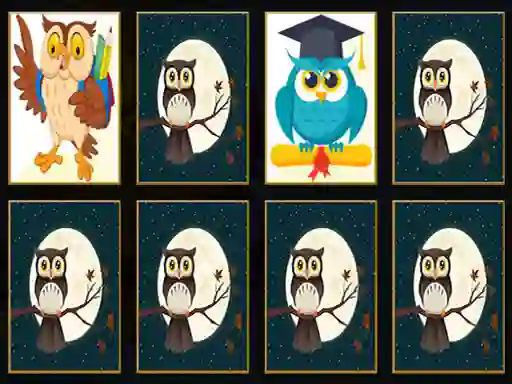 Trò chơi Cute Owl Memory trực tuyến