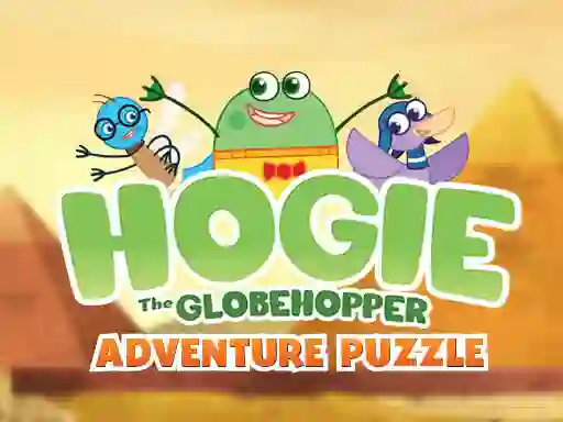 Trò chơi Hogie The Globehoppper Adventure Puzzle trực tuyến