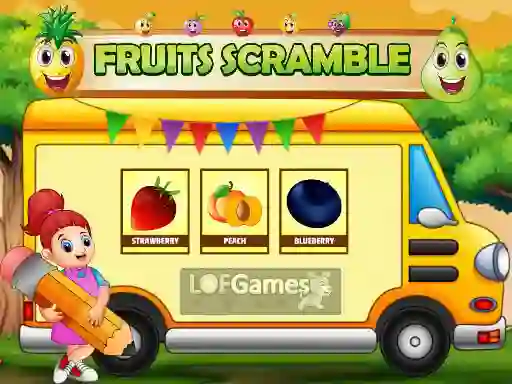 Trò chơi Fruits Scramble trực tuyến