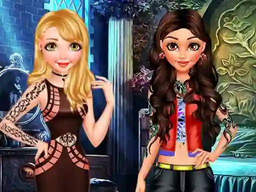 Trò chơi Princess Bad Girls Makeover trực tuyến