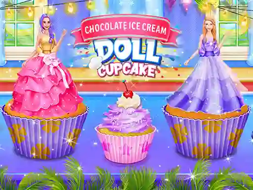 Trò chơi Ice Cream Doll Cake Maker trực tuyến