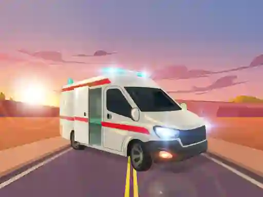 Trò chơi Ambulance Traffic Drive trực tuyến